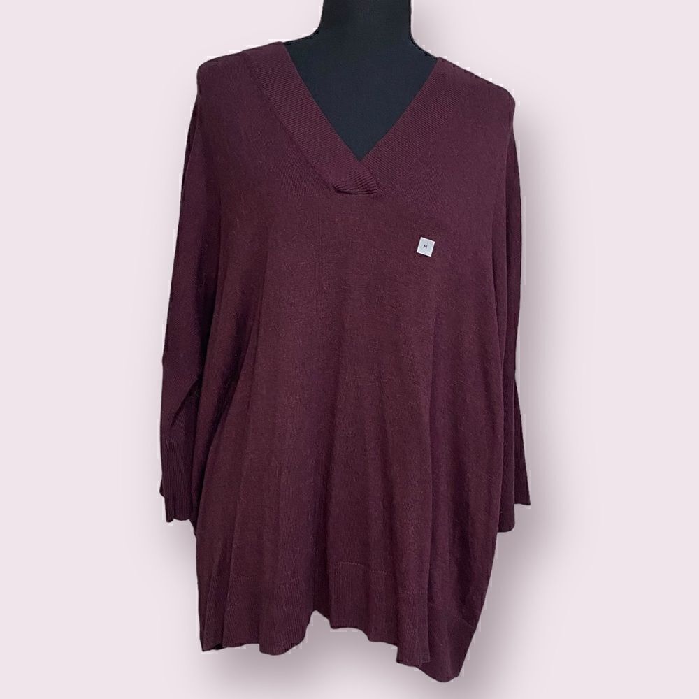 Loft Sweater V Neck Oversized Medium